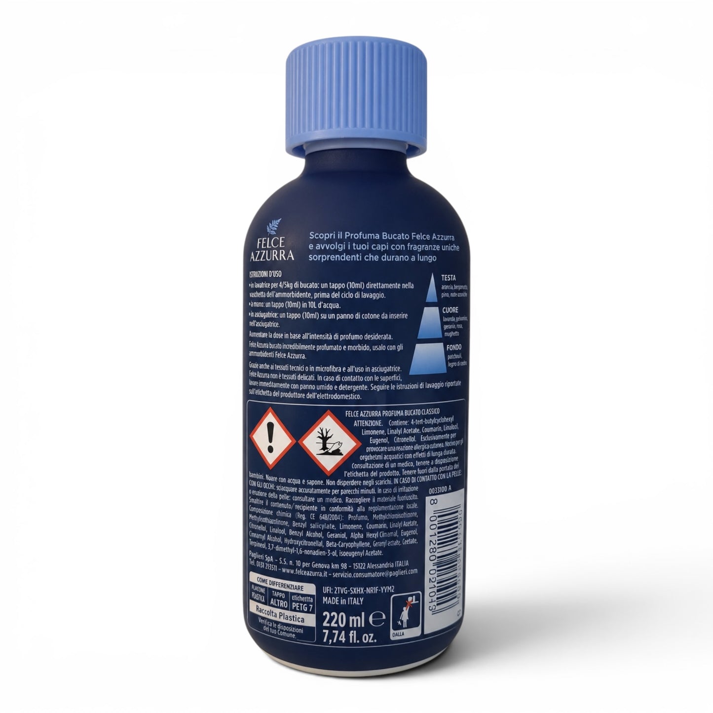 Felce Azzurra Classico Wäscheparfüm 220ml