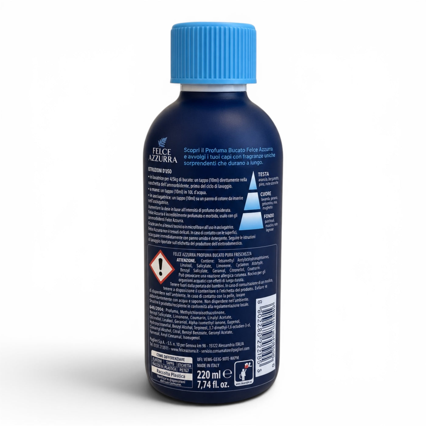 Felce Azzurra Pura Freschezza Wäscheparfüm 220ml