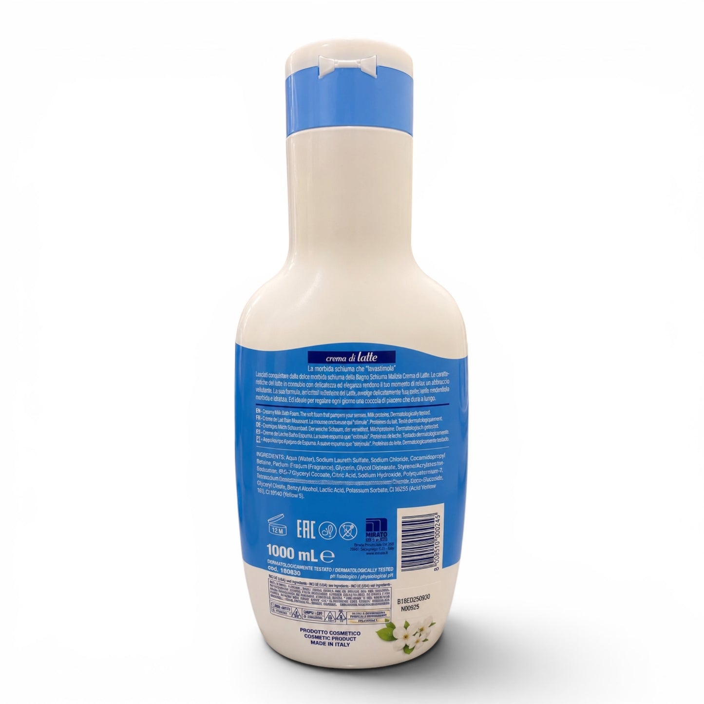Malizia Milk Cream Schaumbad 1L
