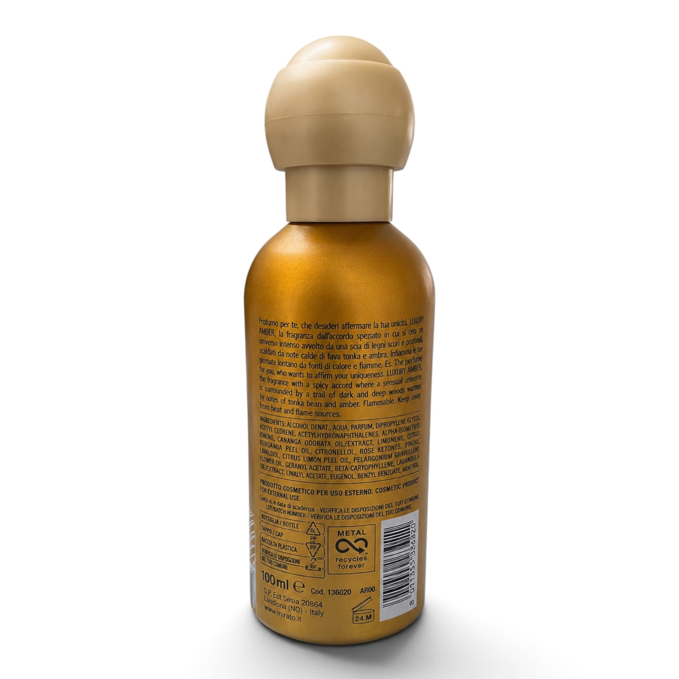Malizia Profumo d'Intesa Luxury Amber Parfum 100 ml