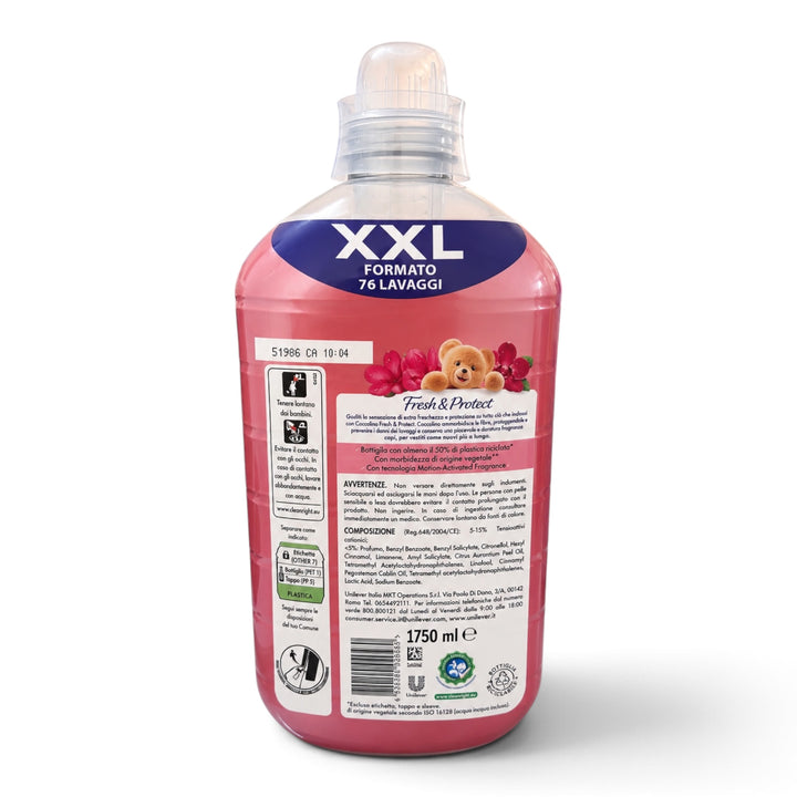 Coccolino Fresh & Protect Peonia Rossa & Mela Weichspüler XXL 1,75 L