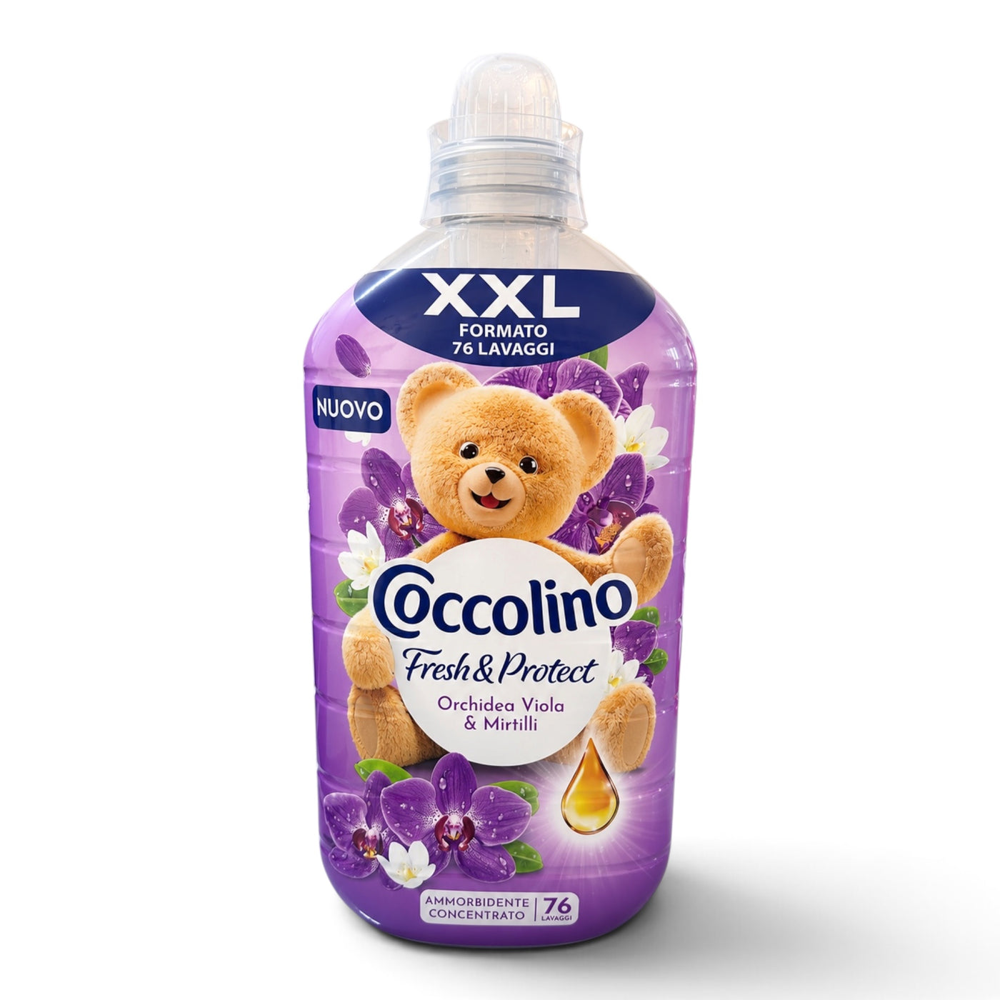 Coccolino Fresh & Protect Orchidea Viola & Mirtilli Weichspüler XXL 1,75 L