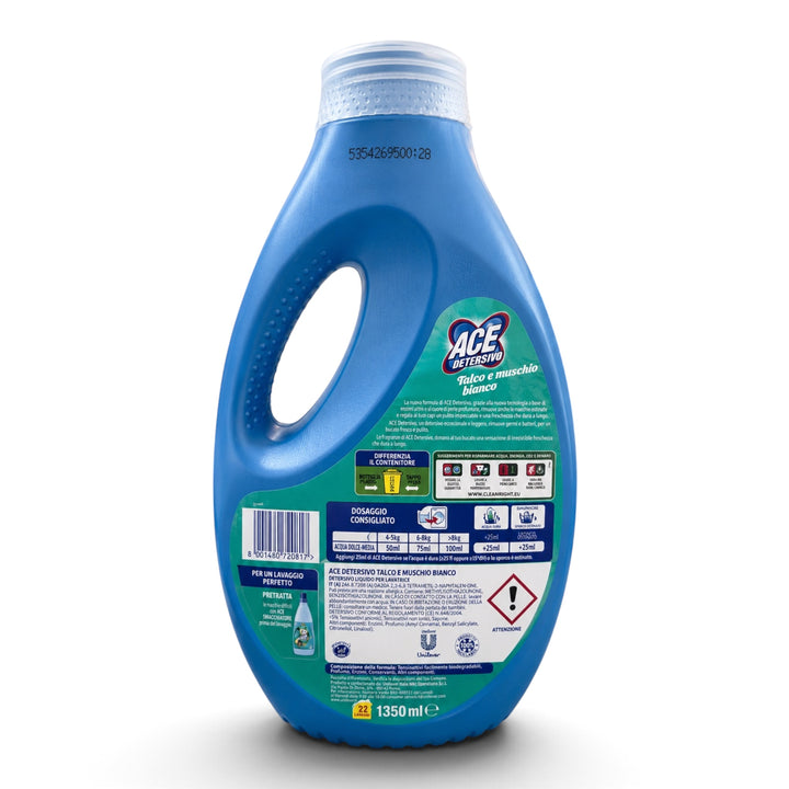 ACE Waschmittel Talco & Muschio Bianco 1,35 L