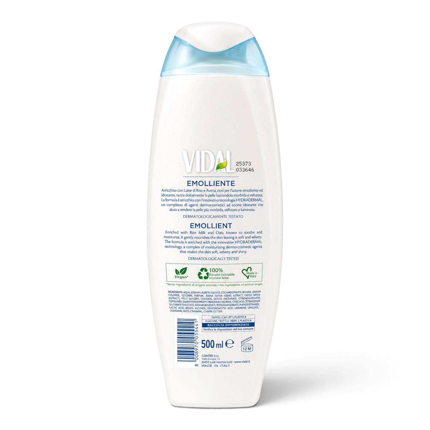 Vidal Duschgel Reismilch & Hafer  500 ml