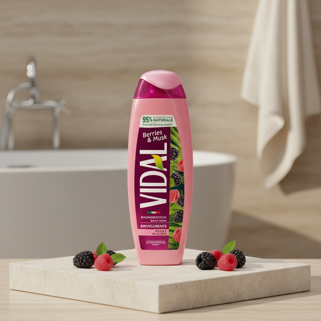 Vidal Duschgel Beeren & Moschus 500 ml