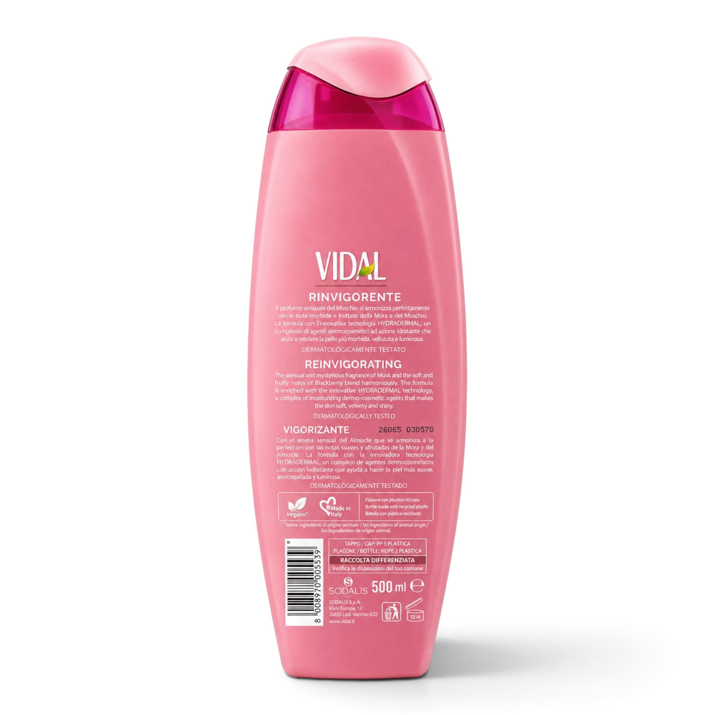 Vidal Duschgel Beeren & Moschus 500 ml