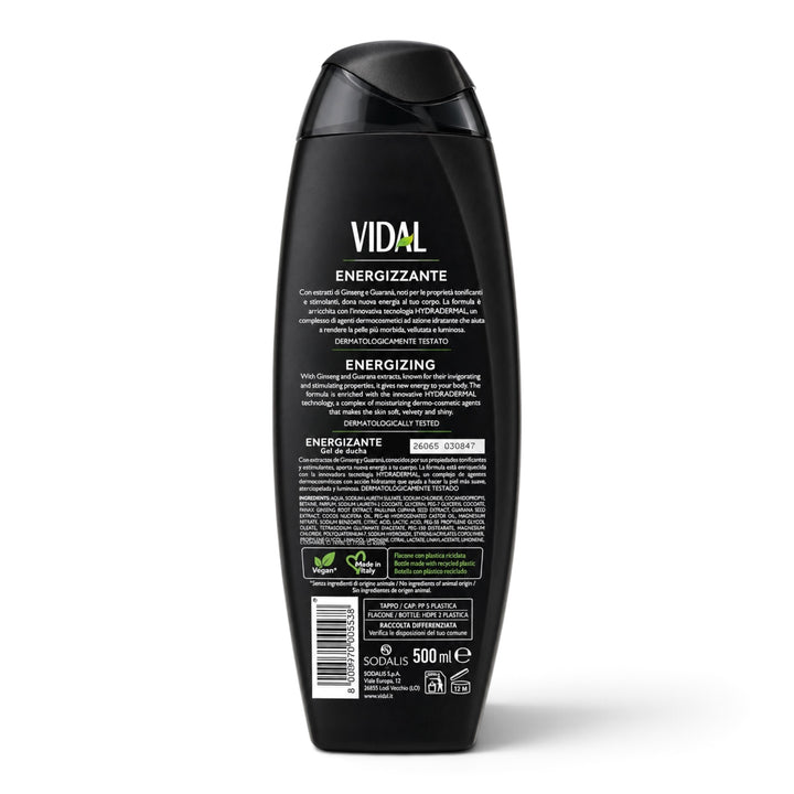 Vidal Energy & Sport Duschgel 500 ml
