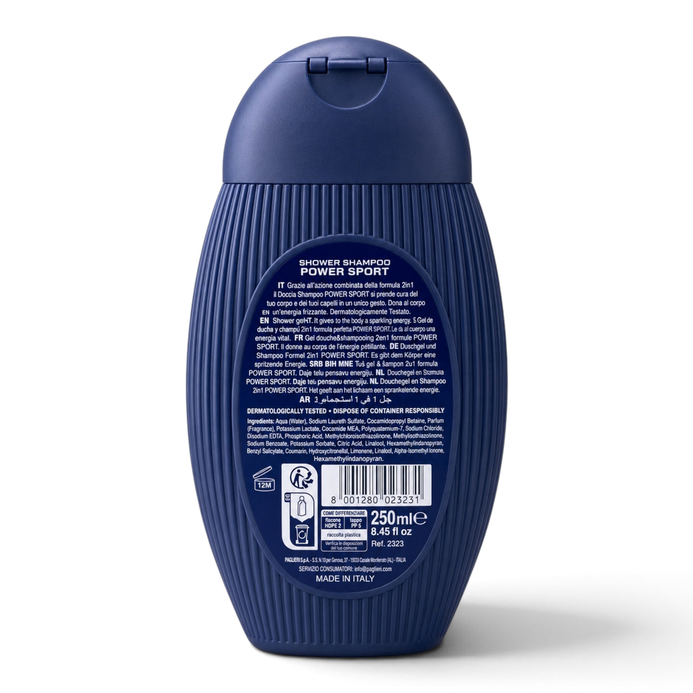 Felce Azzurra Uomo Power Sport 2in1 Duschgel & Shampoo 250 ml