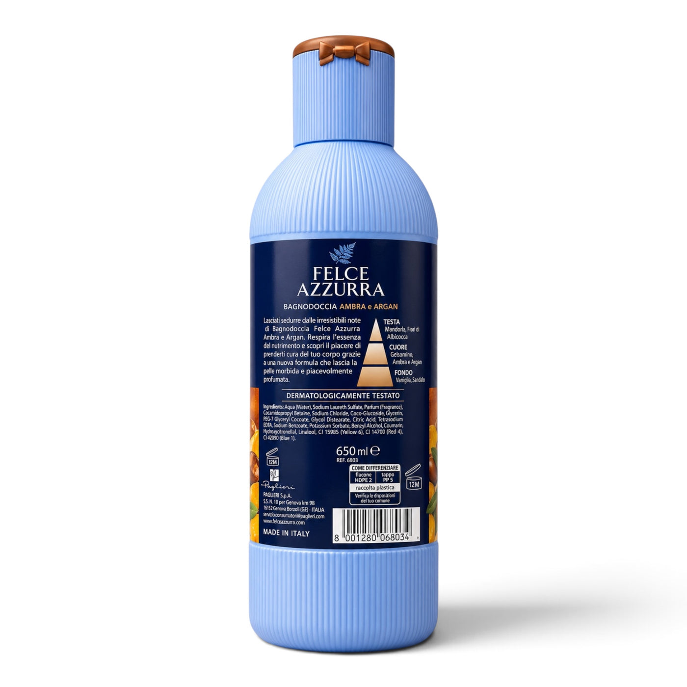 Felce Azzurra Ambra & Argan Duschgel 650 ml