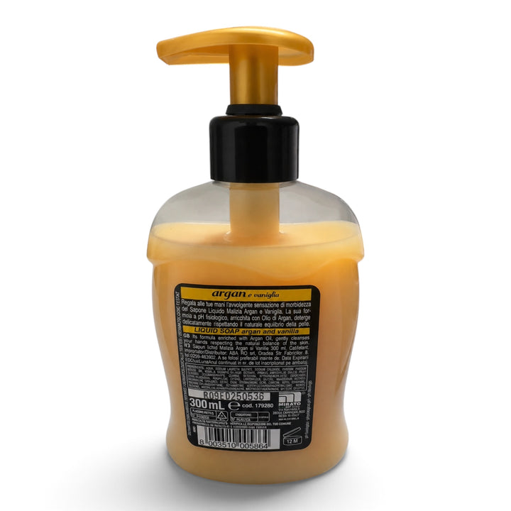 Malizia Flüssigseife Argan & Vanille  300 ml