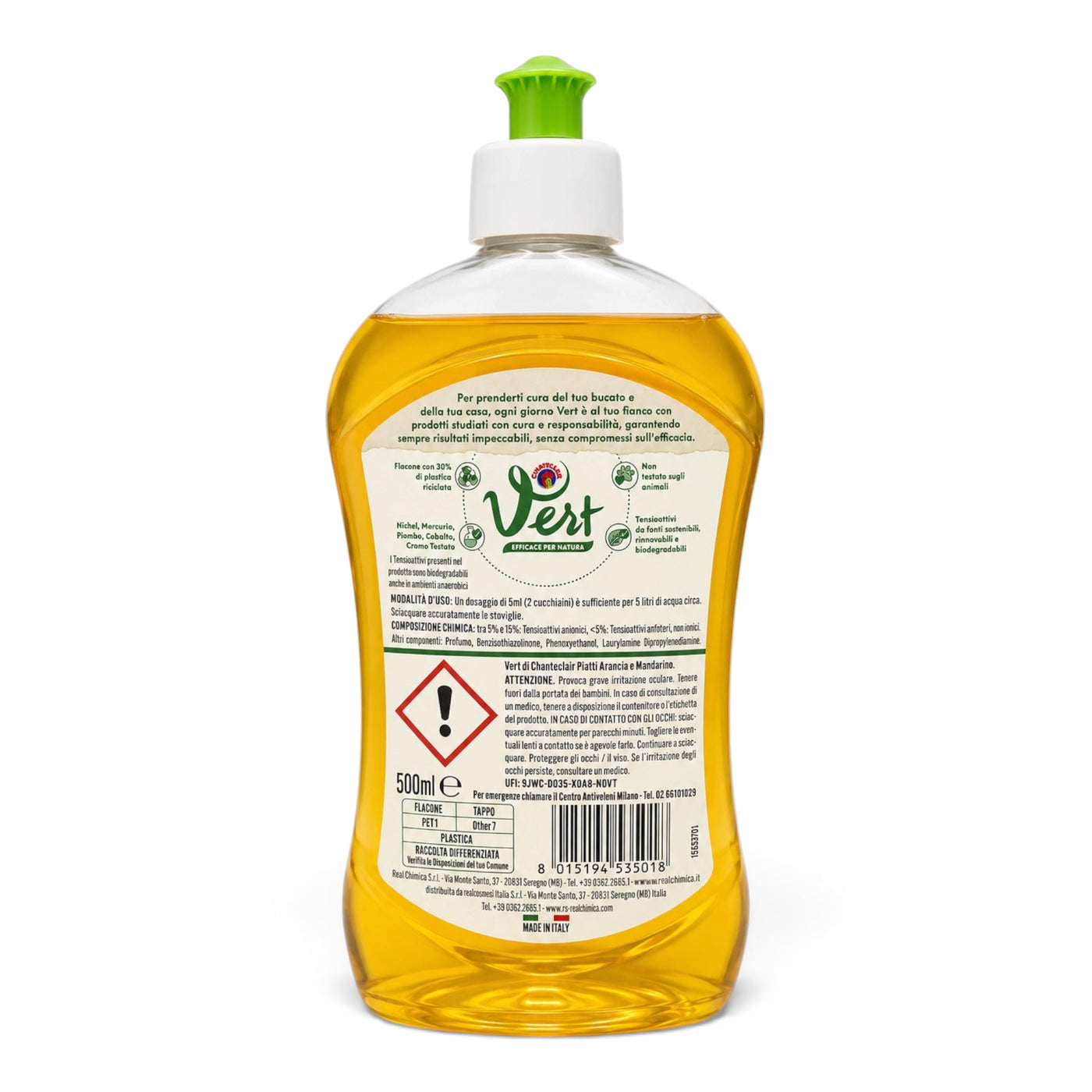 Chante Clair Vert Spülmittel Orange & Mandarine 500 ml