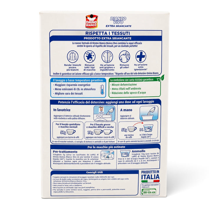 Omino Bianco Bianco Vivo Weißkraft-Pulver 500 g