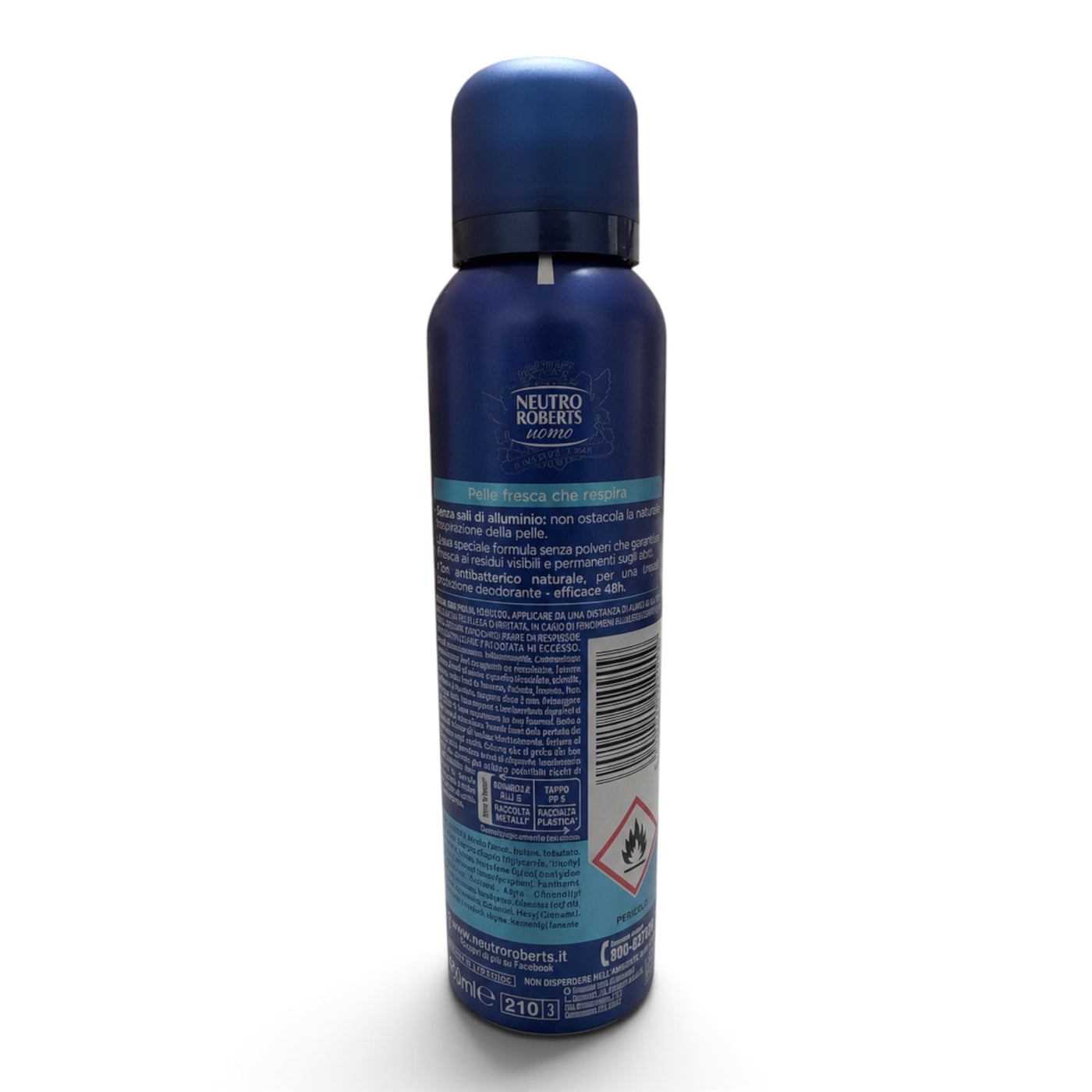 Neutro Roberts Uomo Fresco Zero Sali Deo Spray 150 ml
