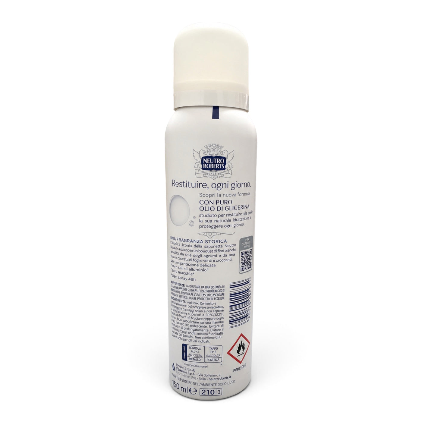 Neutro Roberts Delicato Profumo di Sapone Deo Spray 150 ml