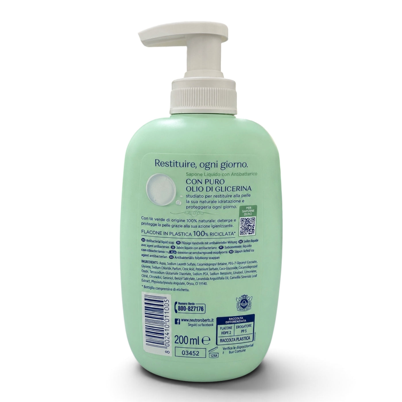 Neutro Roberts Antibakterielle Flüssigseife Grüner Tee  200 ml