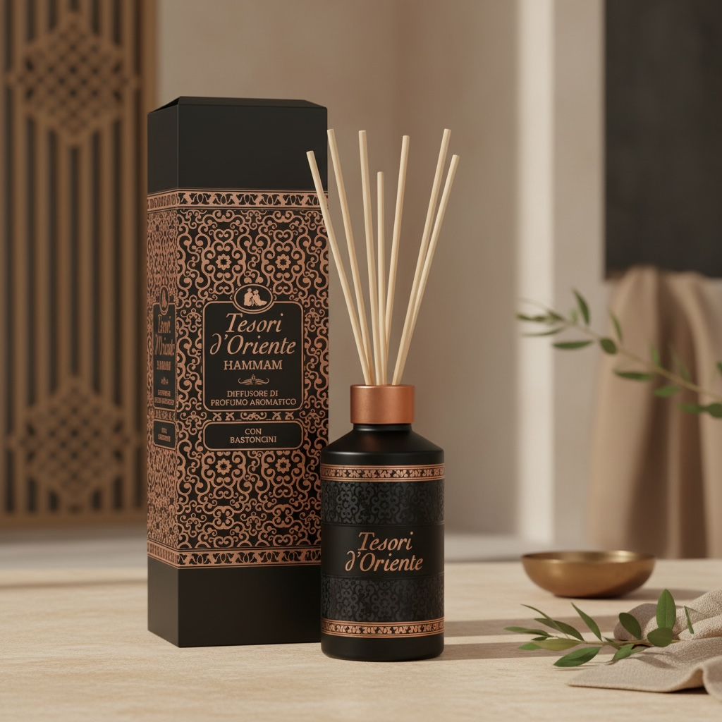 Tesori d’Oriente Hammam Aromadiffuser mit Duftstäbchen 200 ml