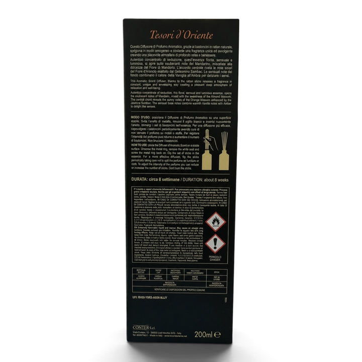 Tesori d’Oriente Hammam Aromadiffuser mit Duftstäbchen 200 ml