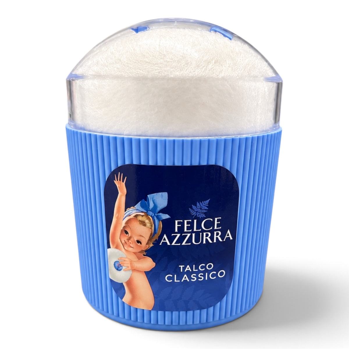 Felce Azzurra Talco Classico Körperpuder mit Puderquaste 250 g