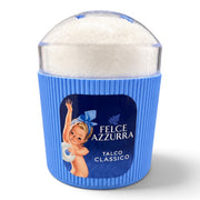 Felce Azzurra Talco Classico Körperpuder mit Puderquaste 250 g