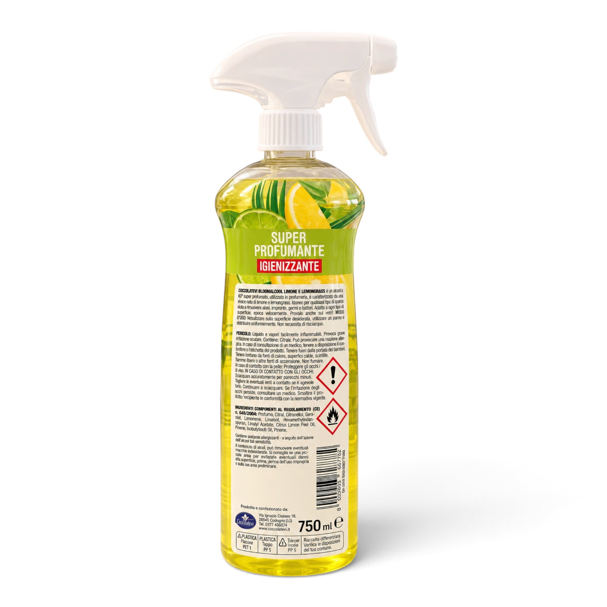Coccolatevi Bloomalcool Limone e Lemongrass 750 ml