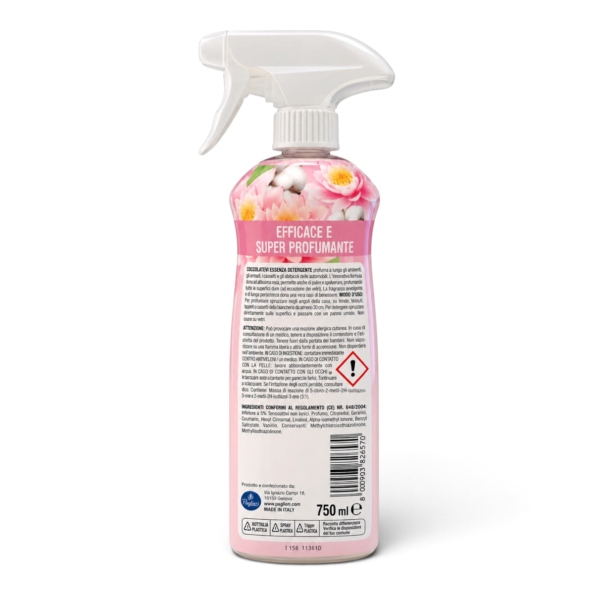 Coccolatevi Essenza Detergente Fiori di Loto e Cotone 750 ml