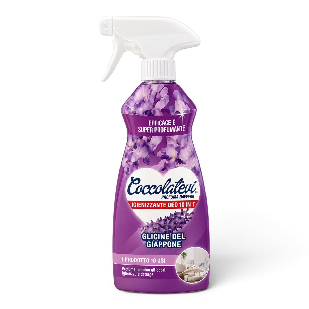 Coccolatevi Igienizzante Deo 10 in 1 Glicine del Giappone 500 ml