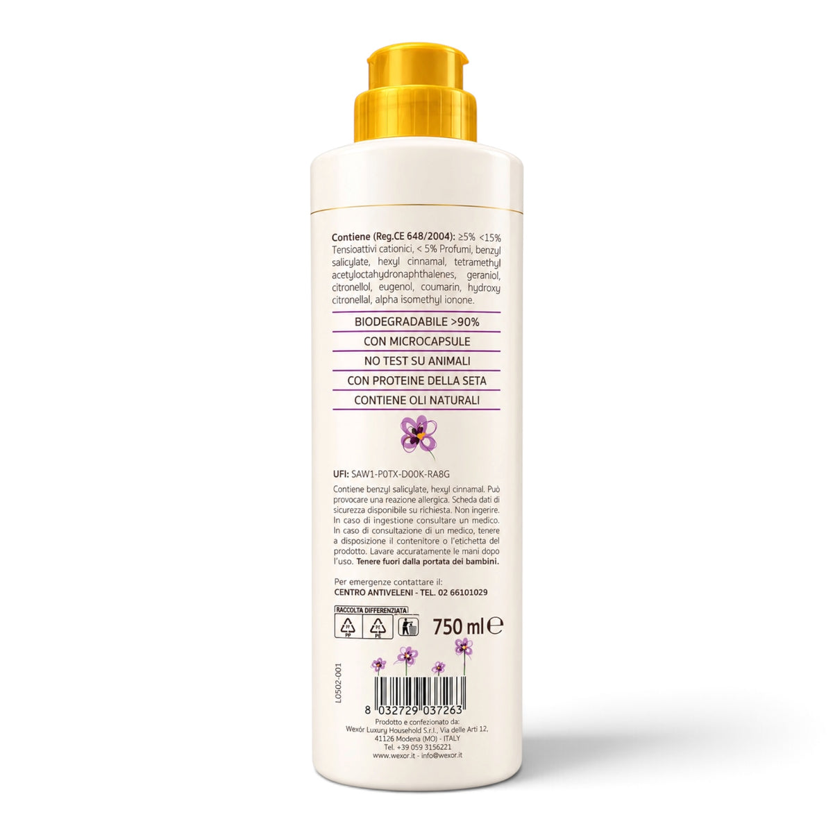 Wexór Elisir Weichspüler Indische Rose & Veilchen 750 ml
