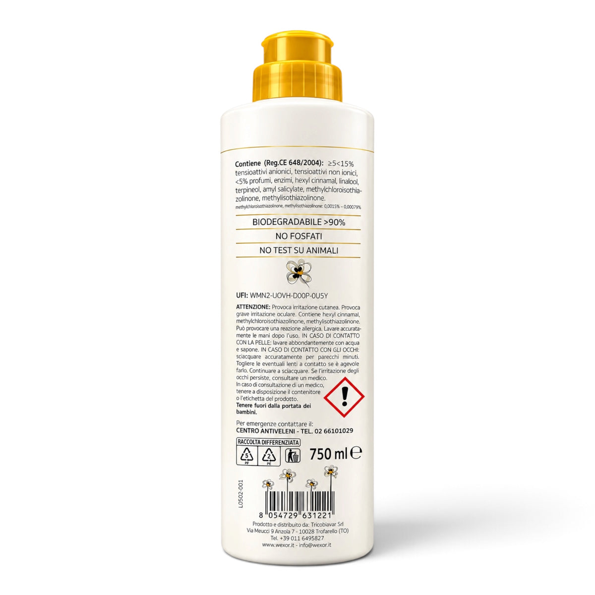 Wexór Waschmittel für schwarze & dunkle Wäsche 750 ml