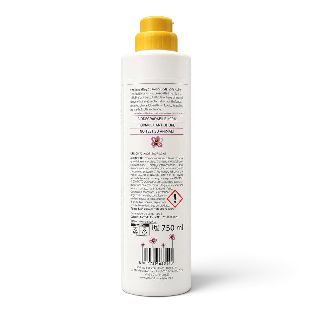 Wexór Waschmittel gegen Gerüche 750 ml