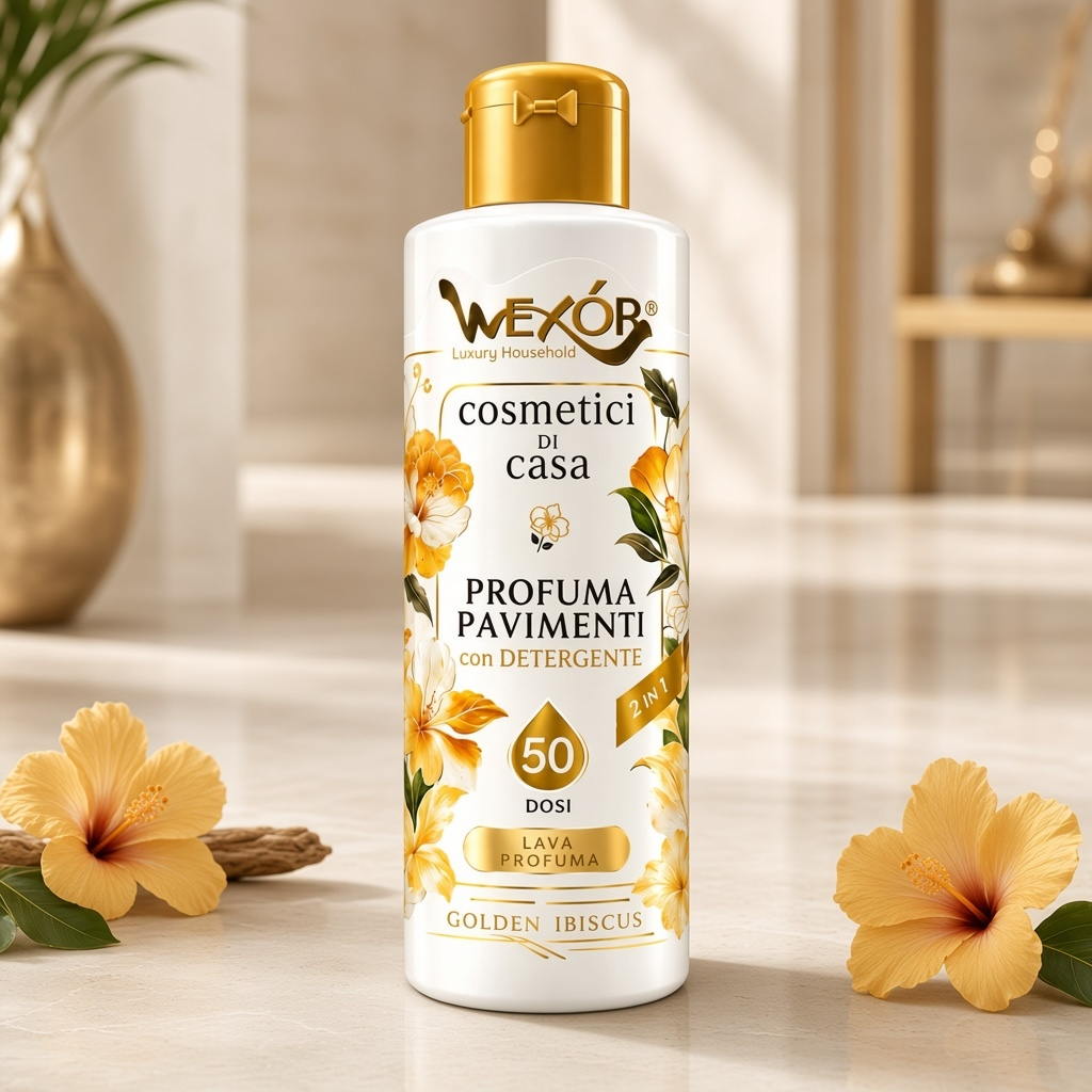 Wexór 2in1 Bodenreiniger & Bodenduft Golden Ibiscus 235 ml