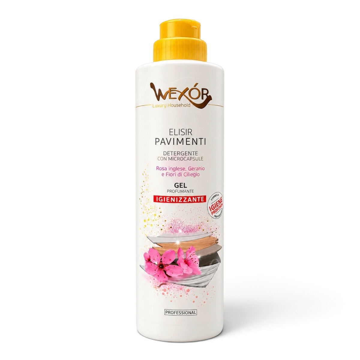 Wexór Elisir Bodenreiniger Rose, Geranie & Kirschblüte 750 ml