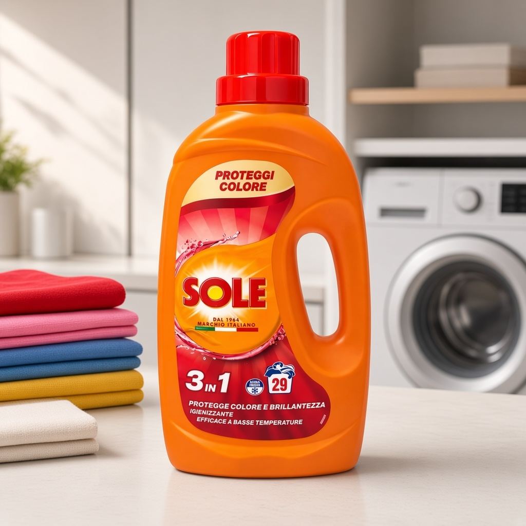 Sole Waschmittel für Buntwäsche 1,305L