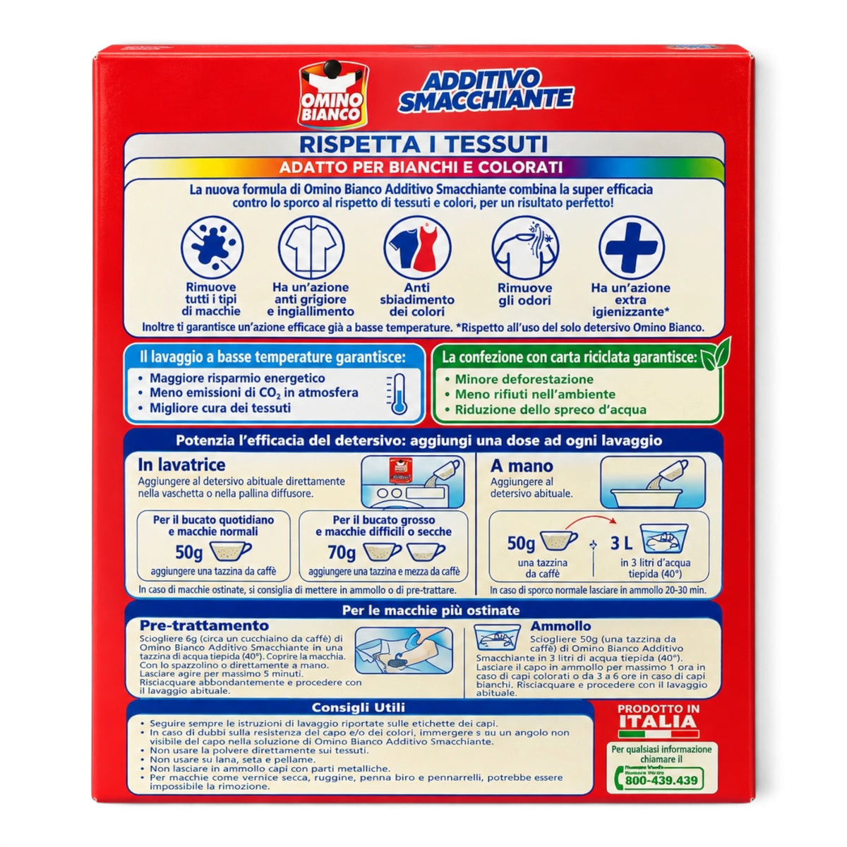 Omino Bianco Fleckenentferner 5-in-1  500 g