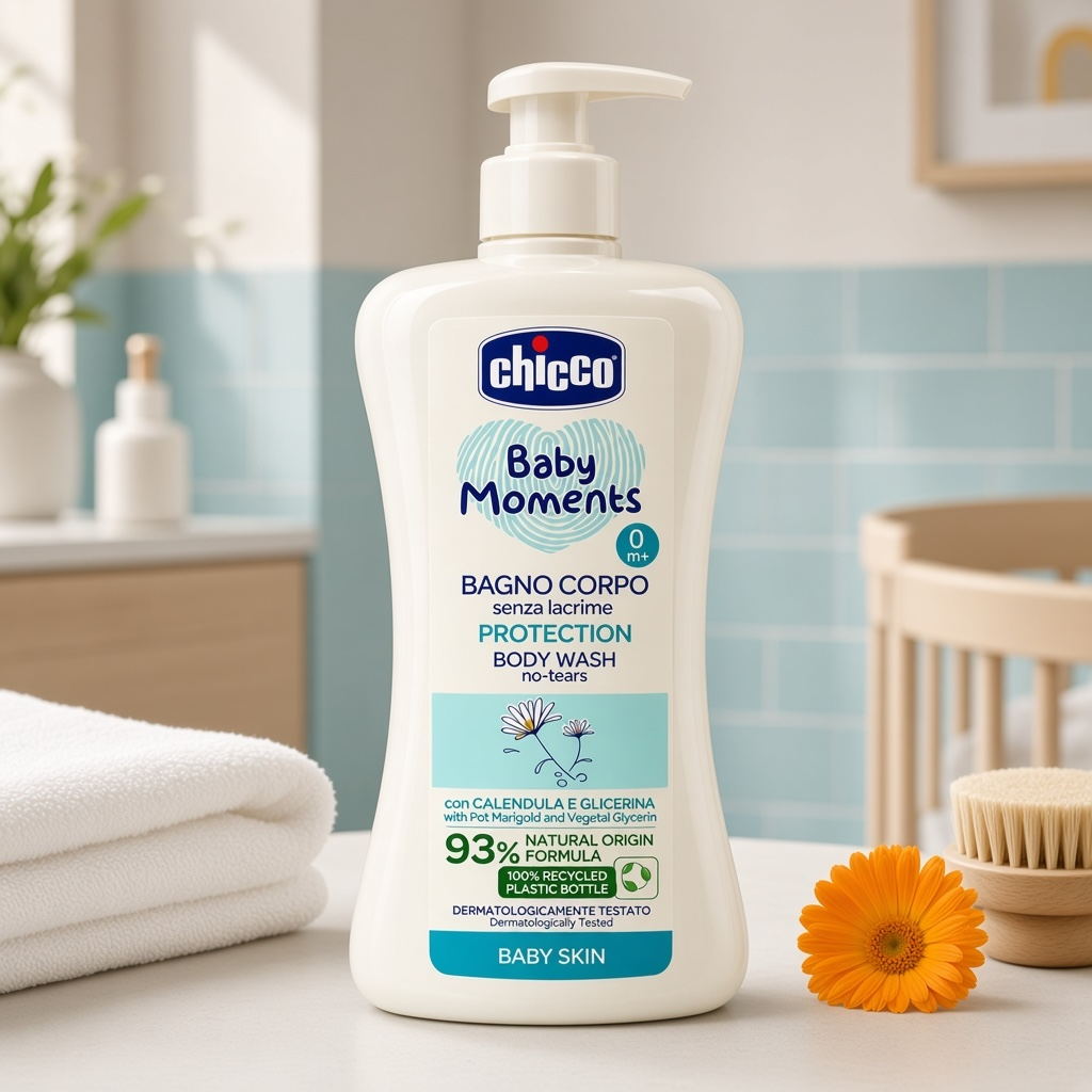 Chicco Baby Moments Baby-Waschgel Protection 500 ml