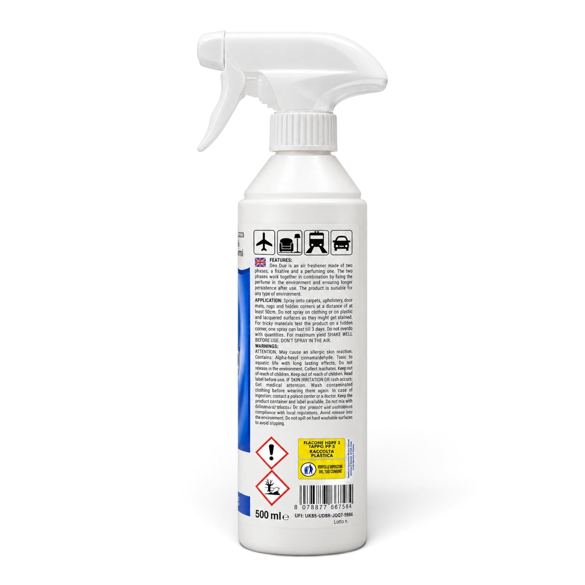 Deo Due Blu Raumspray & Textilerfrischer 500ml